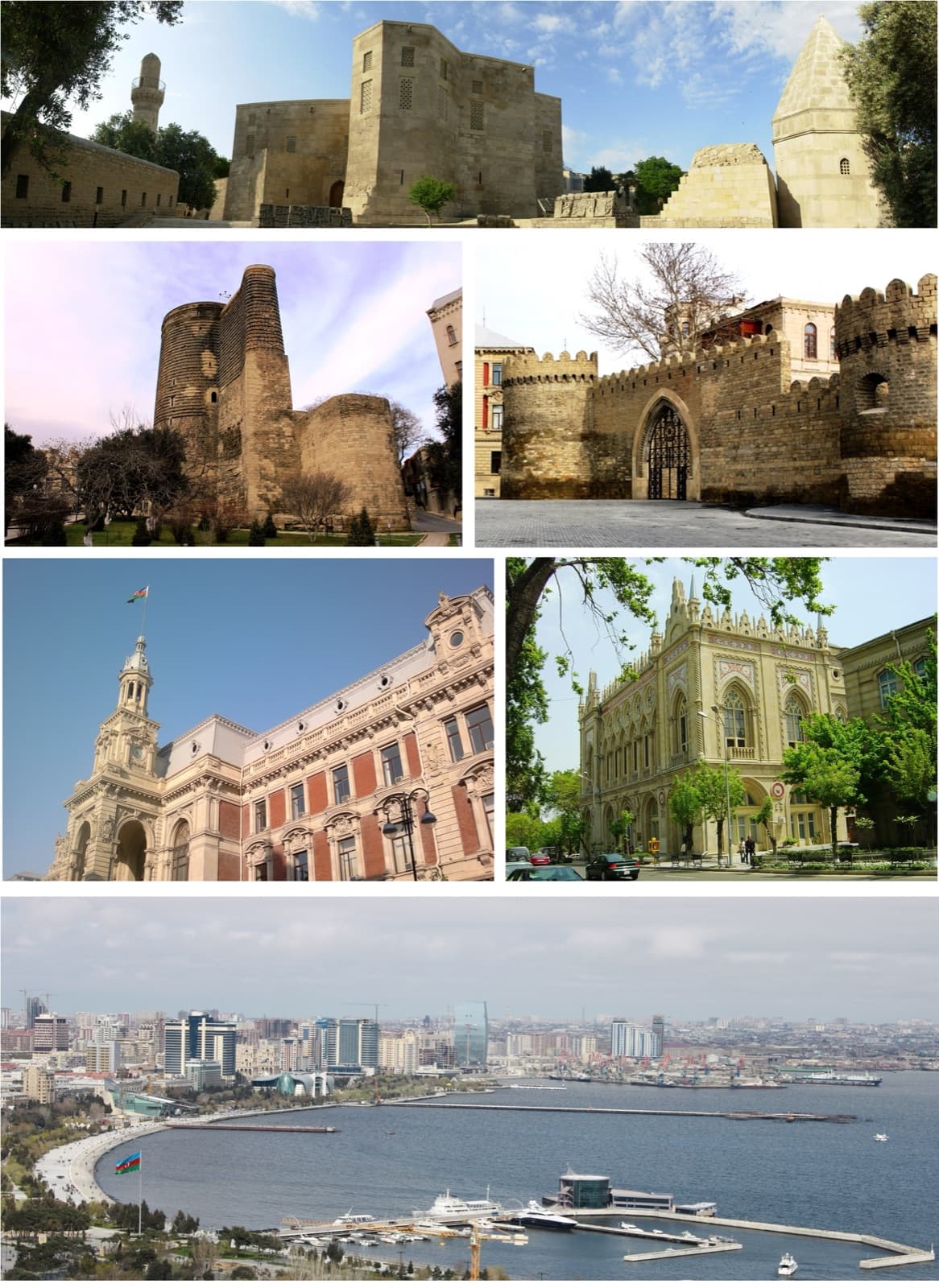 Baku, hovedstaden i Azerbaijan