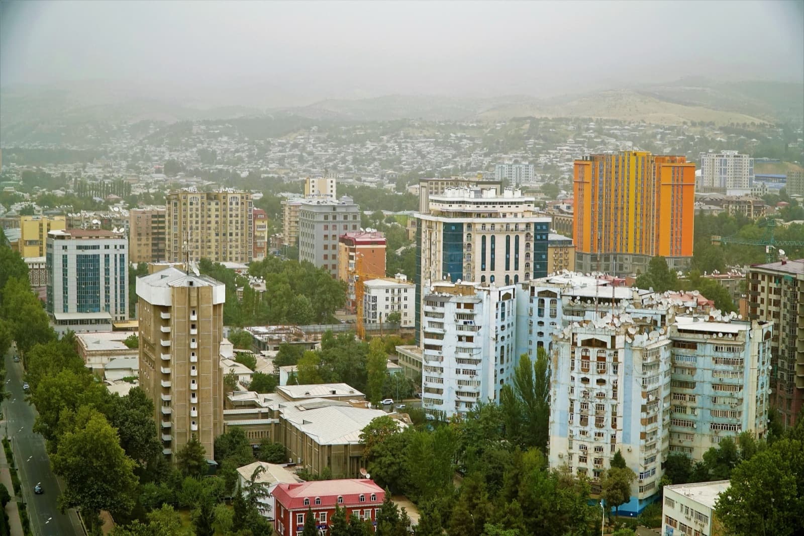 Dushanbe, la capitale di Tajikistan